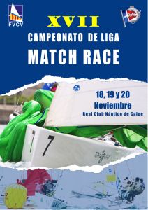 La XVII Liga de Vela Match Race de la Comunitat Valenciana a partir de hoy viernes
